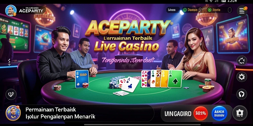 Gameplay seru dan interaktif di ACEPARTY Live Casino.