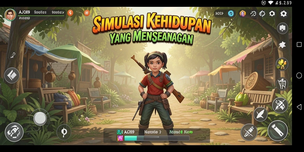 Tangkapan layar gameplay AJO89 yang menarik dan interaktif.
