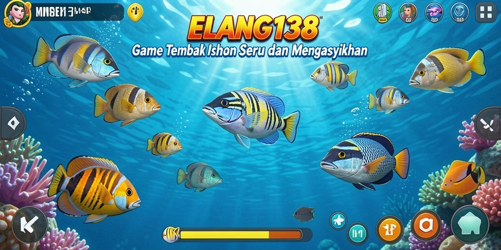 Gameplay seru ELANG138 dalam aksi Tembak Ikan.
