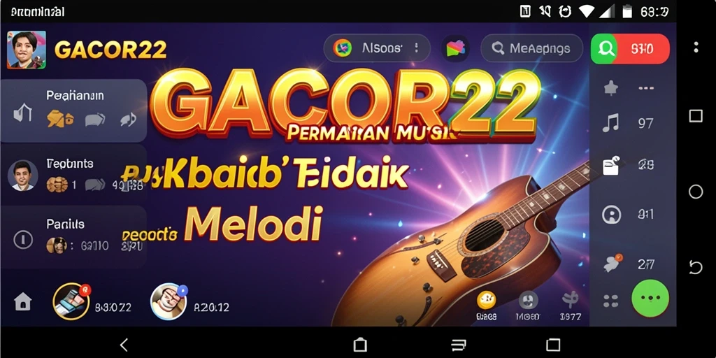 Tampilan utama gameplay GACOR22 yang penuh warna dan interaktif.