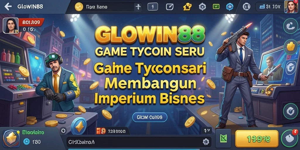 Tampilan gameplay GLOWIN88 menampilkan pengalaman Tycoon yang nyata.