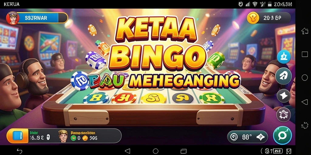 Tampilan gameplay KETUA dengan suasana Bingo yang menggembirakan.