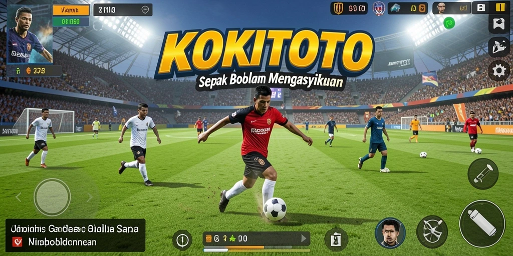 Tampilan gameplay KOKITOTO yang mendebarkan dan realistis.
