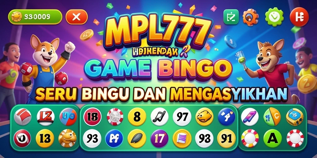 Tampilan gameplay seru di MPL777 dengan suasana bingo yang menarik.