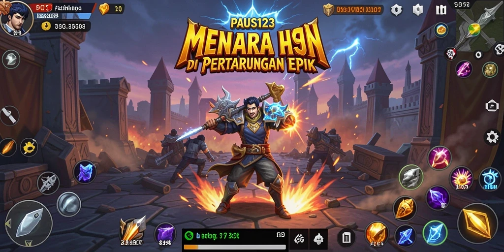 Gameplay PAUS123 yang menegangkan dalam genre Tower Defense.