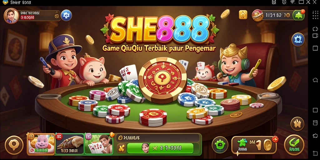 Tangkapan layar gameplay <strong>SHE888</strong> menunjukkan intensitas permainan QiuQiu yang mendebarkan.