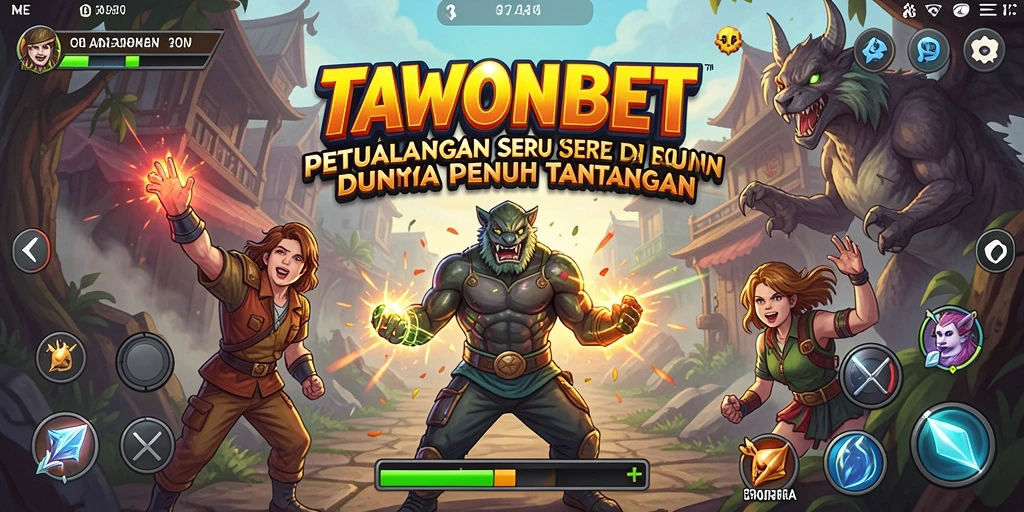 Tampilan gameplay yang seru dan menantang di TAWONBET.
