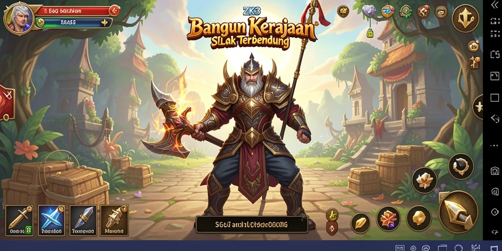 Tampilan grafik menarik dari gameplay ZK3 yang seru.